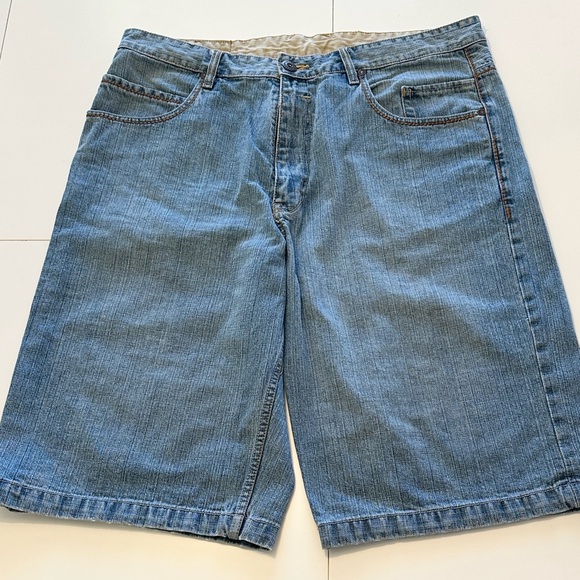 Pepe Streetwear Relaxed Fit Cotton Denim Blue Jean Shorts 38 waist near new - Picture 4 of 14